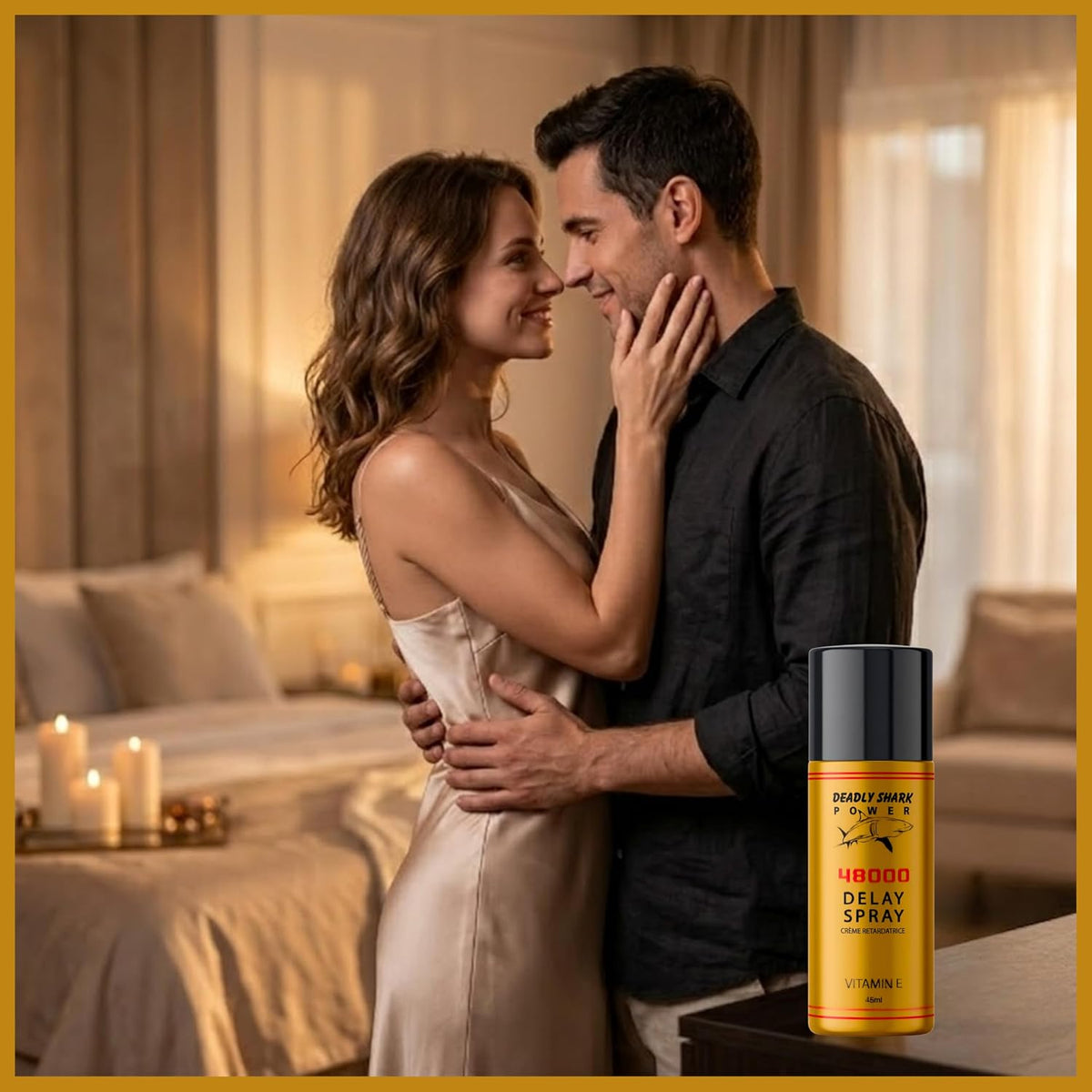 Deadly Shark 48000 Men's Personal Care Spray - 1.52 fl oz (45 ml)