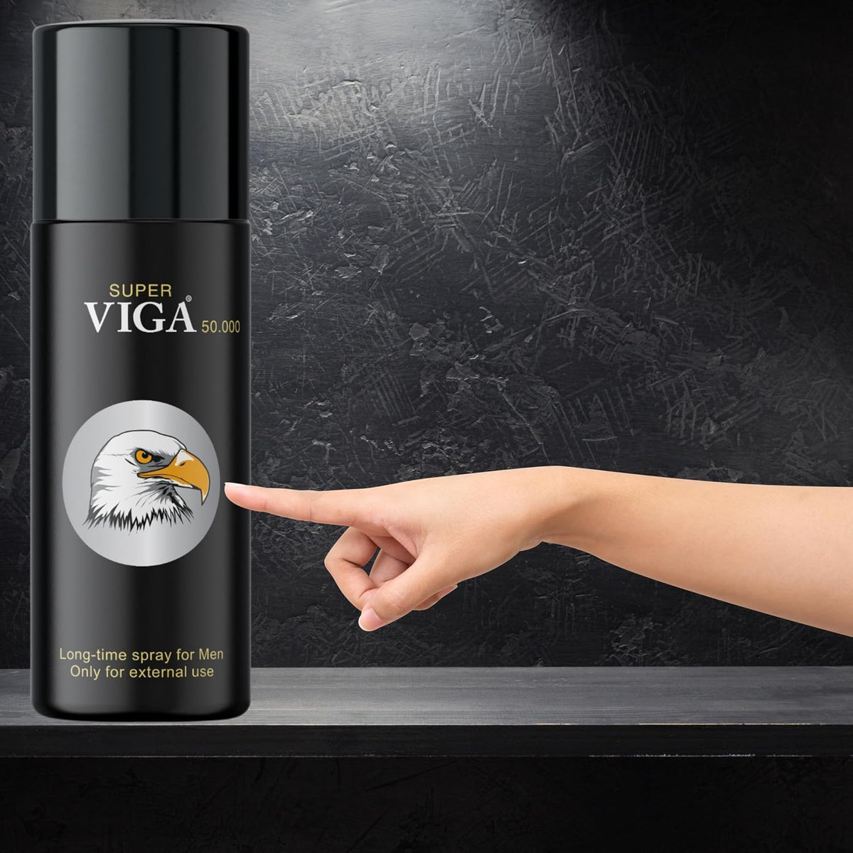 Super VIGA 50000 Men's Personal Care Spray with Vitamin E - 1.52 fl oz (45 ml)