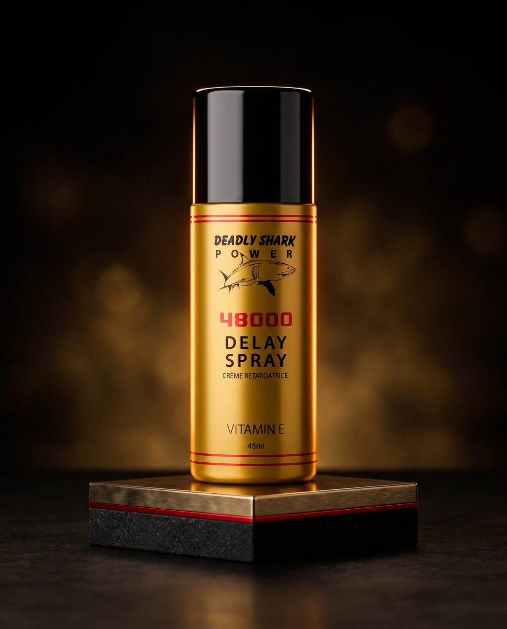 Deadly Shark 48000 spray — Noir Hour campaign photo