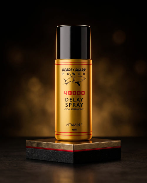 Deadly Shark 48000 spray — Noir Hour campaign photo