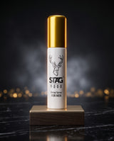 Stag 9000 spray — Noir Hour campaign photo