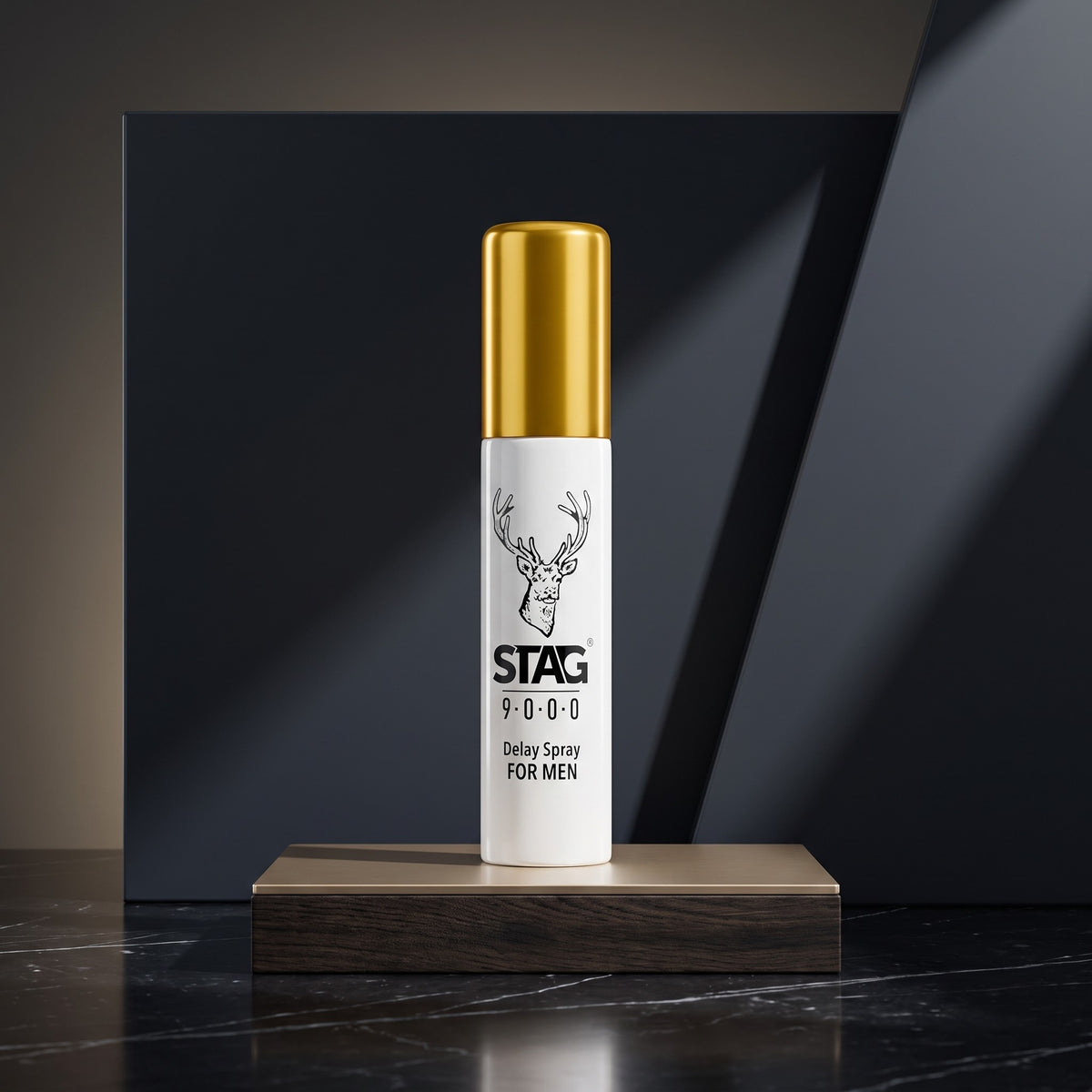 Stag 9000 spray — studio photo
